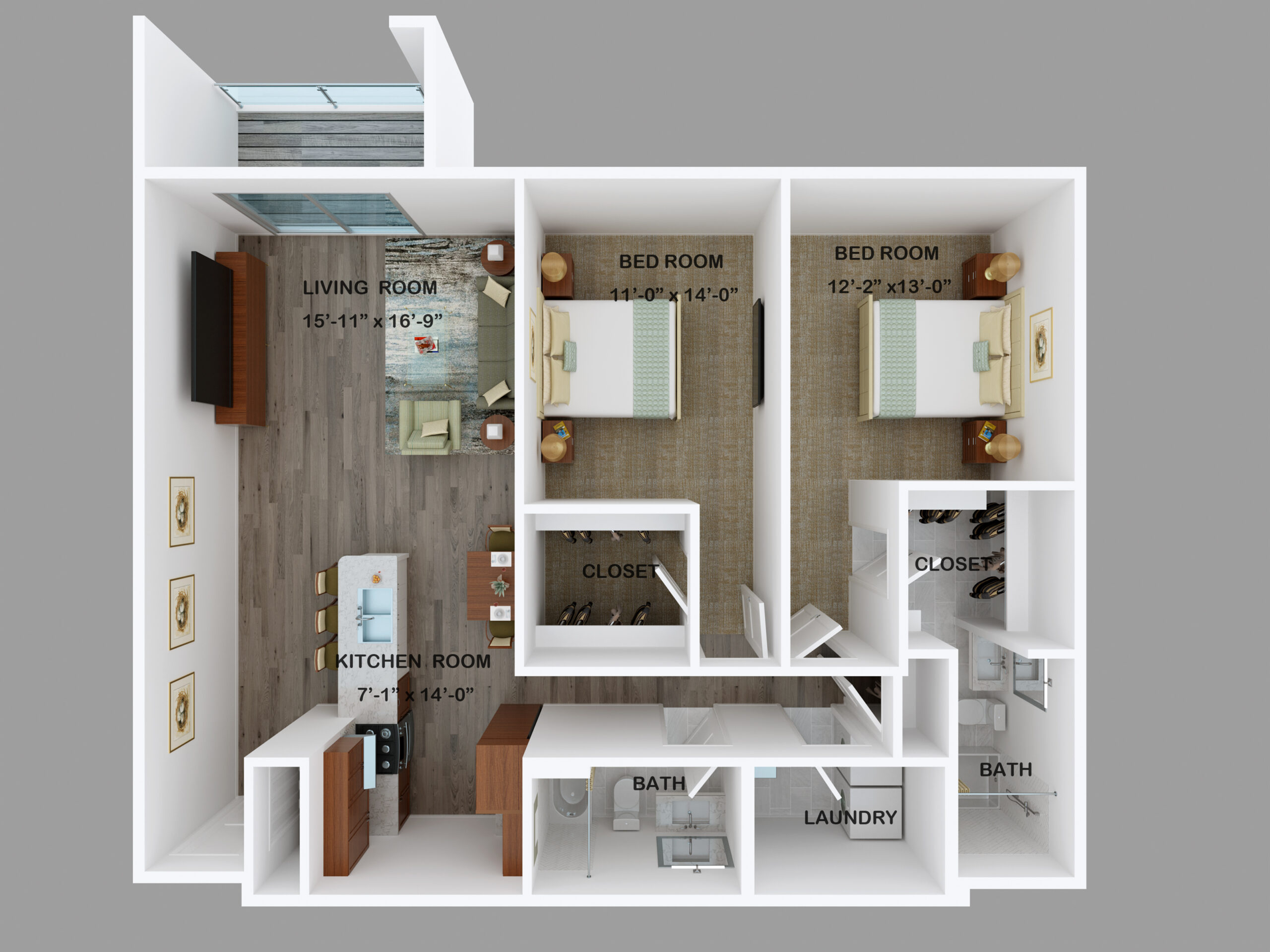 Style 2D - 2 Bed