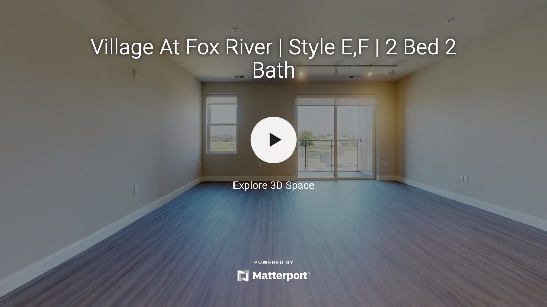 Village At Fox River | Style E,F | 2 Bed 2 Bath